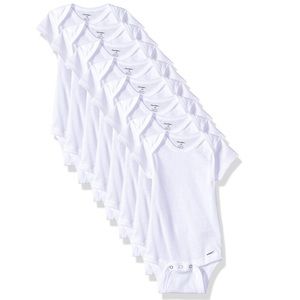 GERBER 8 Pack of Short Sleeve Onesie Bodysuits